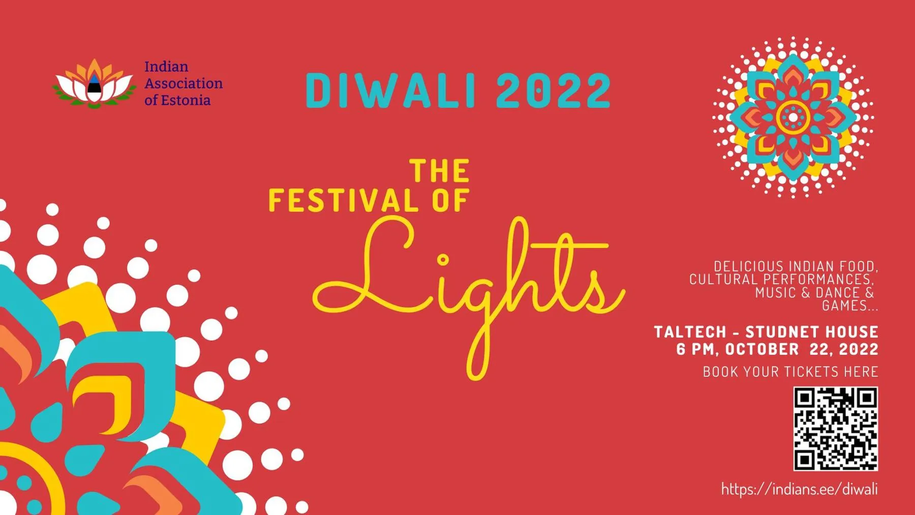 Diwali 2022 pidu Tallinnas
